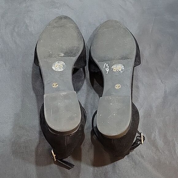 A.N.A A NEW APPROACH POINTED TOE ADJUSTABLE BUCKLE STRAP FLAT SHOE - Picture 12 of 14